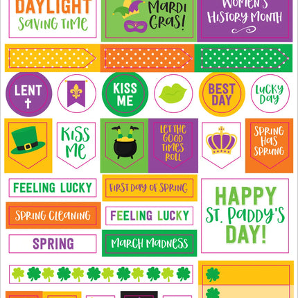 Peter Pauper Essentials Month By Month Planner Stickers