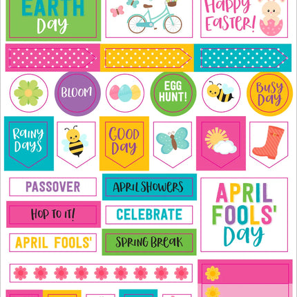 Peter Pauper Essentials Month By Month Planner Stickers