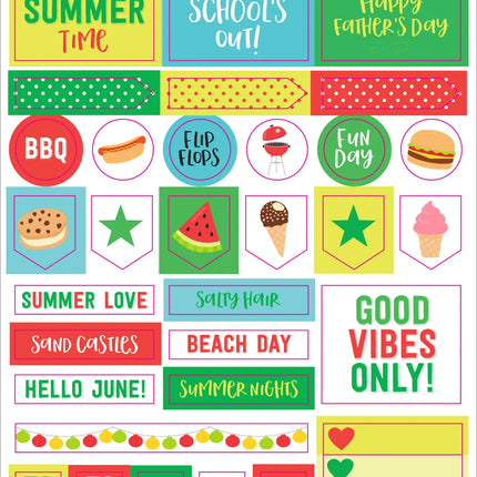 Peter Pauper Essentials Month By Month Planner Stickers