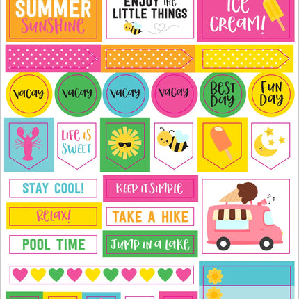 Peter Pauper Essentials Month By Month Planner Stickers