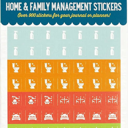 Peter Pauper Home & Family Management Planner Stickers