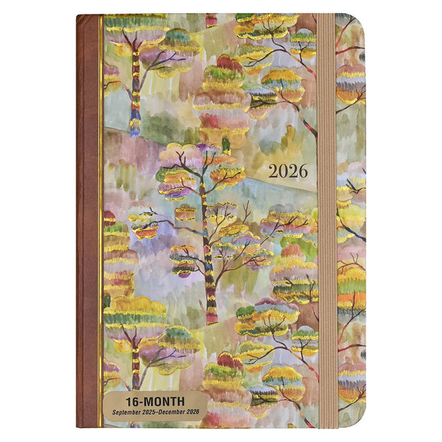 Peter Pauper Watercolor Treescape 16 Maanden Agenda 2026