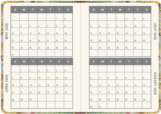 Peter Pauper Watercolor Treescape 16 Maanden Agenda 2026