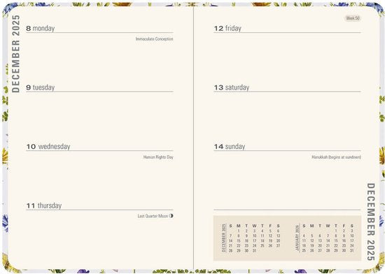 Peter Pauper Wildflower Garden 16 Maanden Agenda 2026