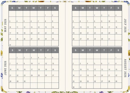 Peter Pauper Wildflower Garden 16 Maanden Agenda 2026
