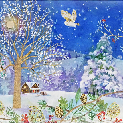 Peter Pauper Winter Starlight Deluxe Doosje 20 stuks met Enveloppe