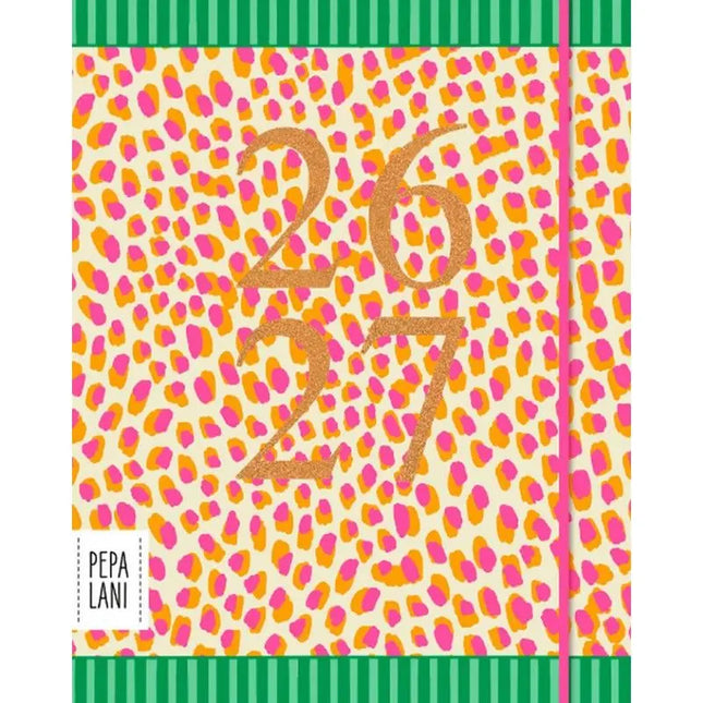 Pimpelmees Pepa Lani A5 School Agenda 2026-2027 Tiger Dots