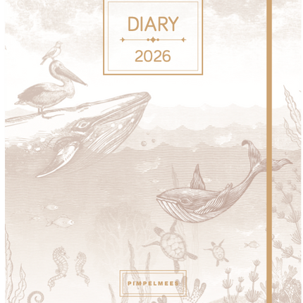 Pimpelmees Pimpelmees A5 Agenda 2026 - Warm Nude