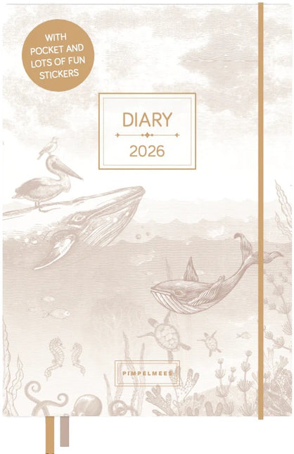 Pimpelmees Pimpelmees A5 Agenda 2026 - Warm Nude