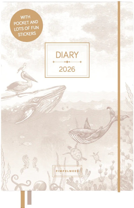 Pimpelmees Pimpelmees A5 Agenda 2026 - Warm Nude