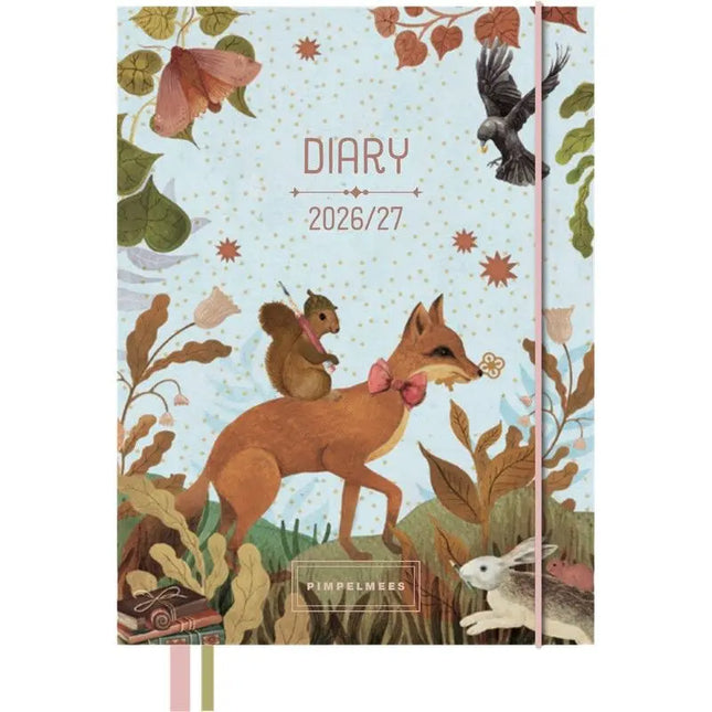 Pimpelmees Pimpelmees A5 School Agenda 2026-2027 Fox Blue