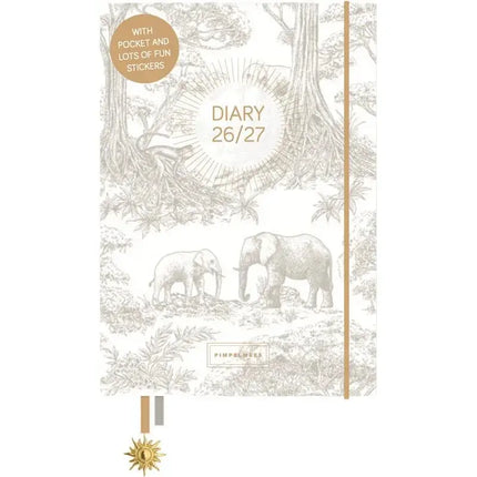 Pimpelmees Pimpelmees A5 Schoolagenda 2026 - 2027 Elephant Grey
