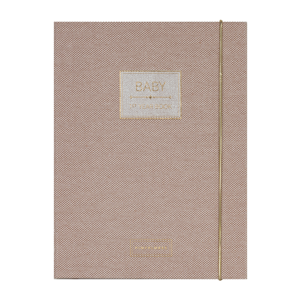 Pimpelmees Pimpelmees Baby's 1st Jaar Boek Mono Luxe Warm Nude