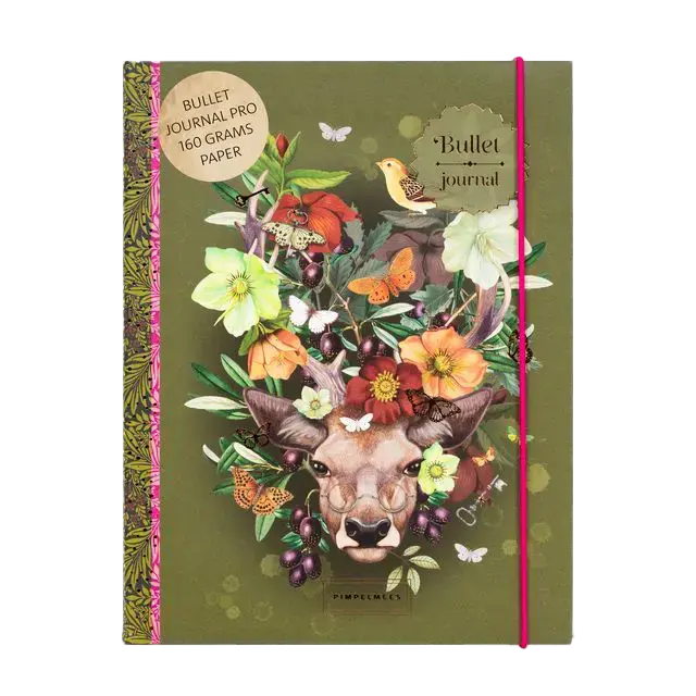 Pimpelmees Pimpelmees Bullet Journal PRO Dear Olive