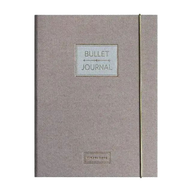 Pimpelmees Pimpelmees Bullet Journal PRO Luxe Linnen Mono Warm Nude
