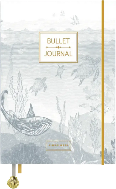Pimpelmees Pimpelmees Bullet Journal PRO Luxe Mono Breezy Blue