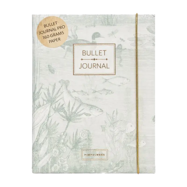 Pimpelmees Pimpelmees Bullet Journal PRO Mono Luxe Vintage Green