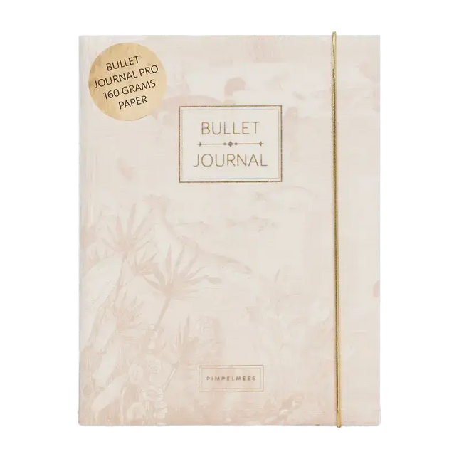 Pimpelmees Pimpelmees Bullet Journal PRO Mono Luxe Warm Nude