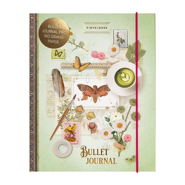 Pimpelmees Pimpelmees Bullet Journal PRO Wonderland Apple Butterbird