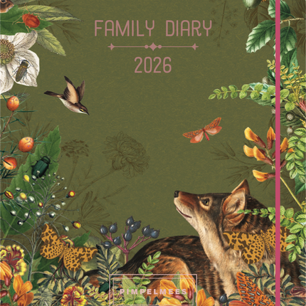 Pimpelmees Pimpelmees Family Agenda 2026 - Fox Olive