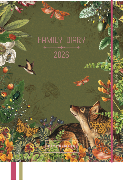 Pimpelmees Pimpelmees Family Agenda 2026 - Fox Olive