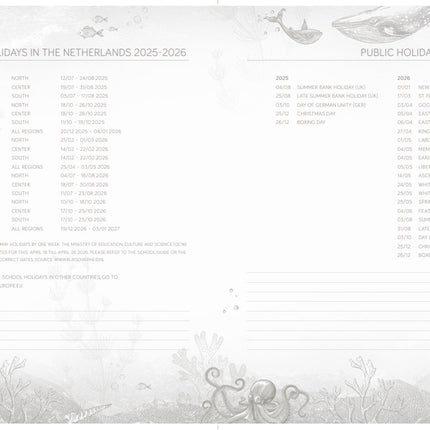 Pimpelmees Pimpelmees Family Planner 18 maanden 2025-2026 Warm nude