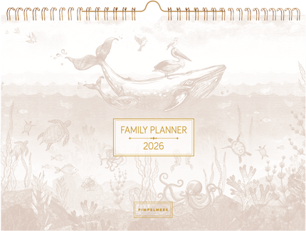 Pimpelmees Pimpelmees Family Planner 2026 Warm Nude