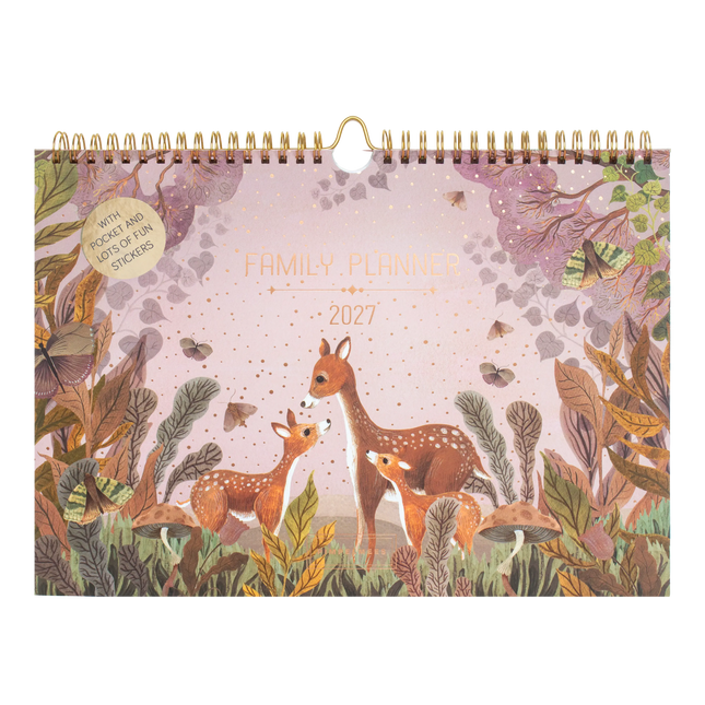Pimpelmees Pimpelmees family planner 2027 Deer Warm Red