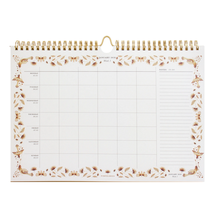 Pimpelmees Pimpelmees Family Planner 2027 Marigold Clay