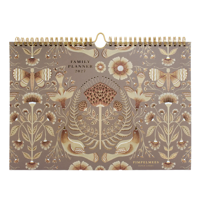 Pimpelmees Pimpelmees Family Planner 2027 Marigold Clay