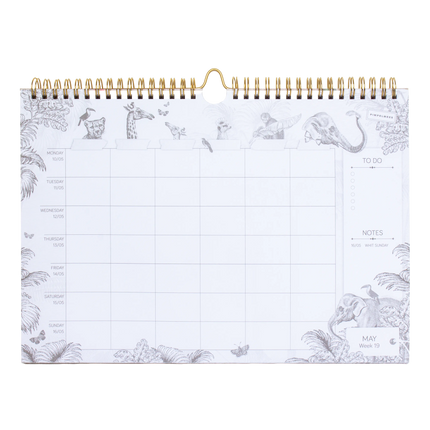 Pimpelmees Pimpelmees Family Planner 2027 Savannah Stories Desert Red
