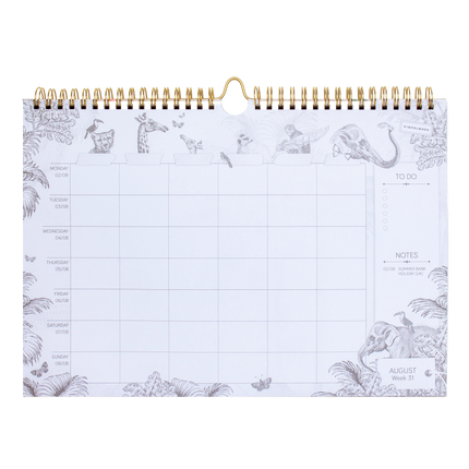 Pimpelmees Pimpelmees Family Planner 2027 Savannah Stories Vintage Green