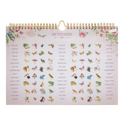 Pimpelmees Pimpelmees Family Planner 2027 Savannah Stories Vintage Green