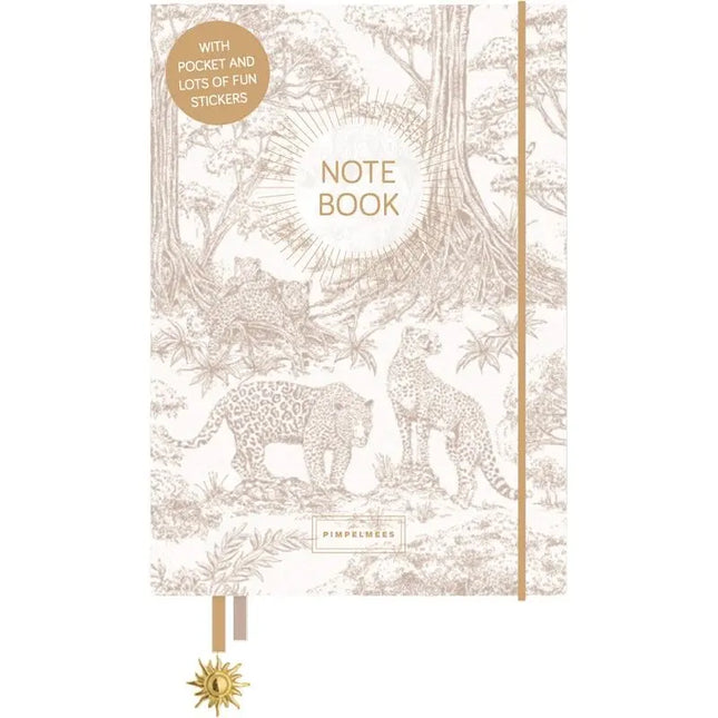 Pimpelmees Pimpelmees Notitieboek Mono Leopard Warm Nude