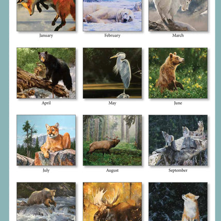 Pine Ridge Animal Instincts Kalender 2027