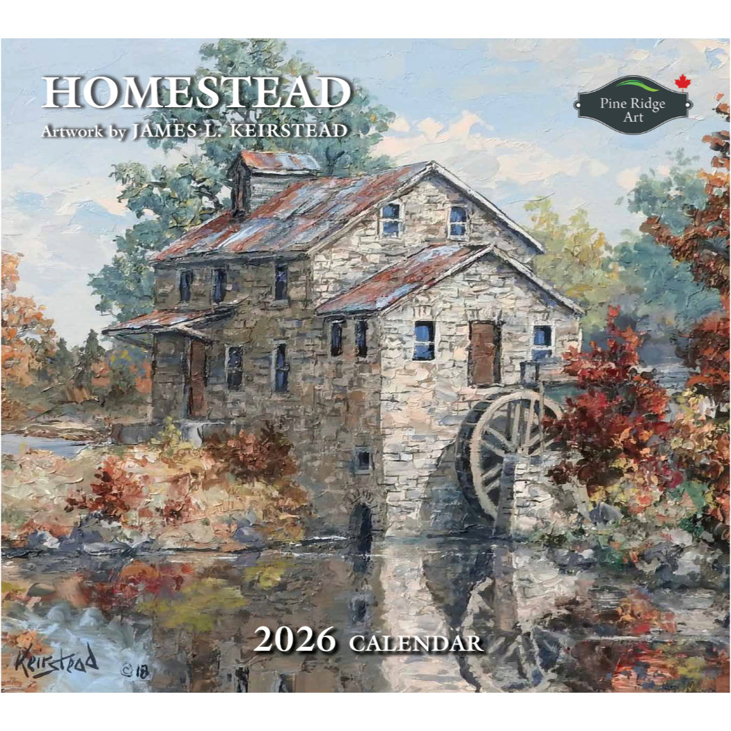 Homestead Kalender 2026 Kopen? Art Work van James L. Keirstead