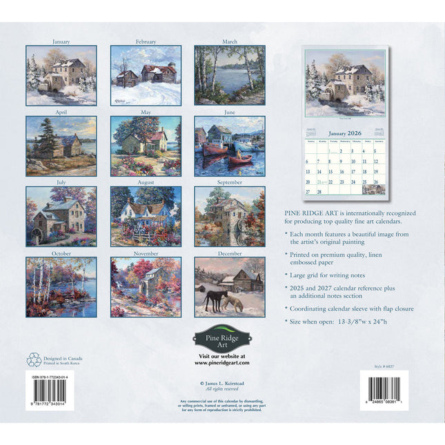 Pine Ridge Homestead Kalender 2026