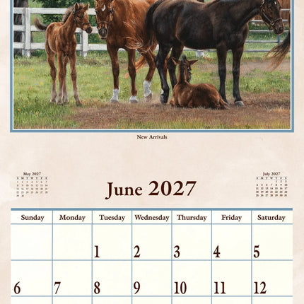 Pine Ridge Hoof Beats Kalender 2027