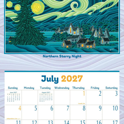 Pine Ridge Quiet Places Kalender 2027