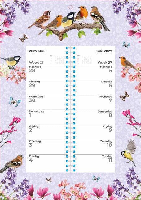 Plenty Gifts Birds Weekomleg Kalender 2027