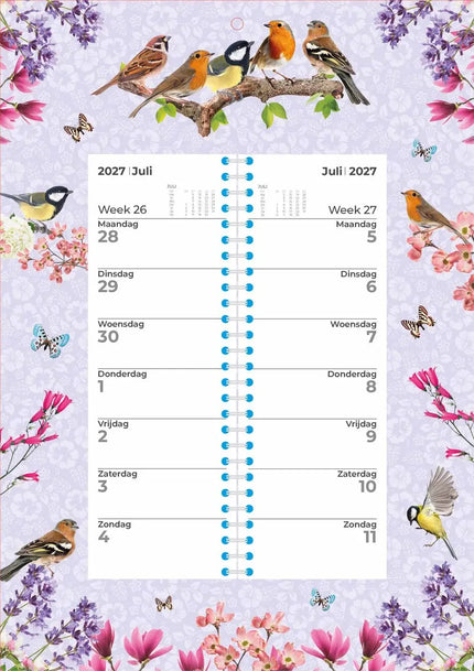 Plenty Gifts Birds Weekomleg Kalender 2027