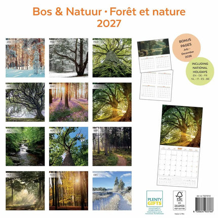 Plenty Gifts Bos en Natuur Kalender 2027