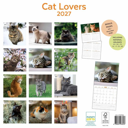 Plenty Gifts Cat Lovers Kalender 2027