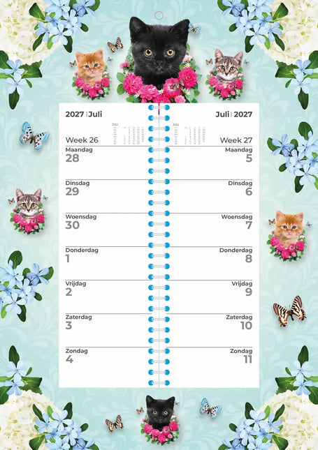Plenty Gifts Cat Weekomleg Kalender 2027
