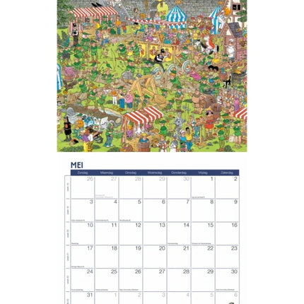 Plenty Gifts Jan van Haasteren Kalender 2026