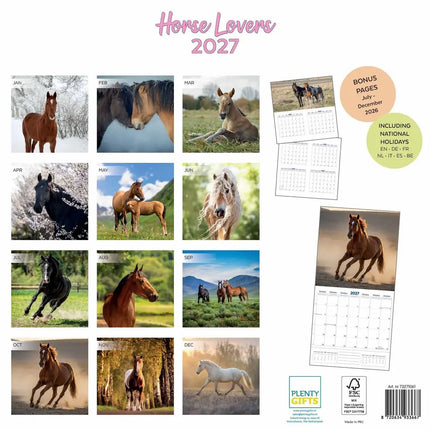Plenty Gifts Paarden Kalender 2027