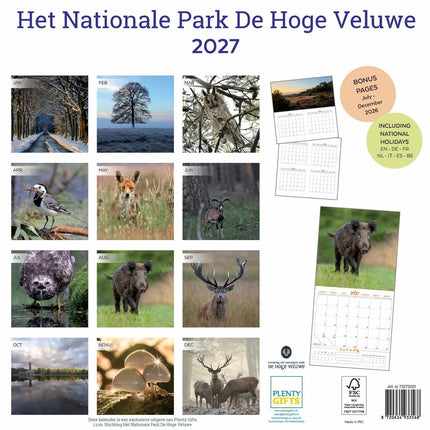 Plenty Gifts Park de Hoge Veluwe Kalender 2027