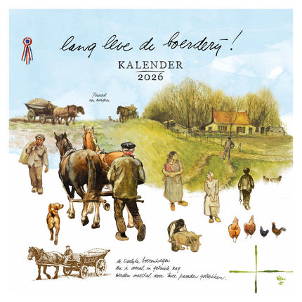 Plenty Gifts Rien Poortvliet Kalender 2026 Boerderij