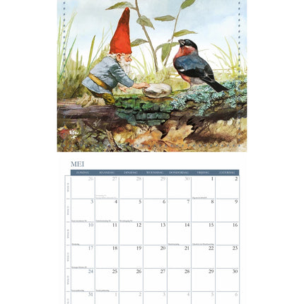 Plenty Gifts Rien Poortvliet Kalender 2026 Kabouter