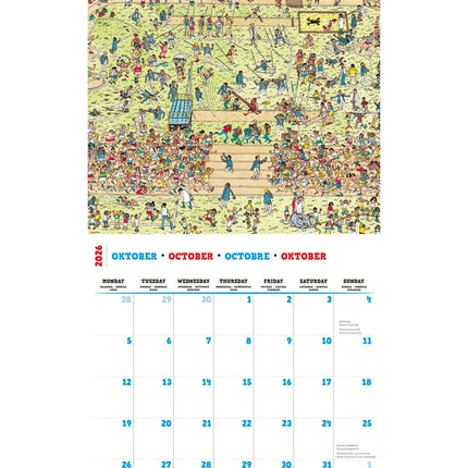 Plenty Gifts Where's Wally Kalender 2026